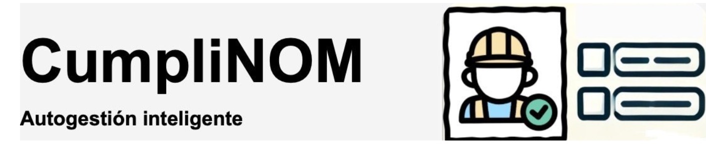 Cumplinom logo with bold blue and green lettering and a checkmark symbol representing trust and compliance. The text reads Cumplinom. The background is clean and professional, giving a modern and reassuring tone.